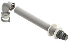 Комплект дымохода коаксиальный Dr Thermo 60/100 для котлов Baxi Viessman