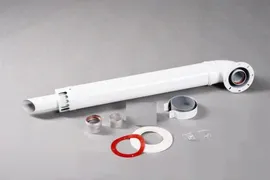 Коаксиальный дымоход Vivat 60/100-0.75 м для котлов Baxi Bosch антилед