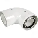 Отвод BAXI коаксиальный 60/100 87° полипропиленовый HT KHG71405971