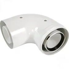 Отвод BAXI коаксиальный 60/100 87° полипропиленовый HT KHG71405971