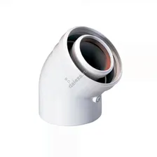 Коаксиальный отвод Baxi 100(60) 45 градусов